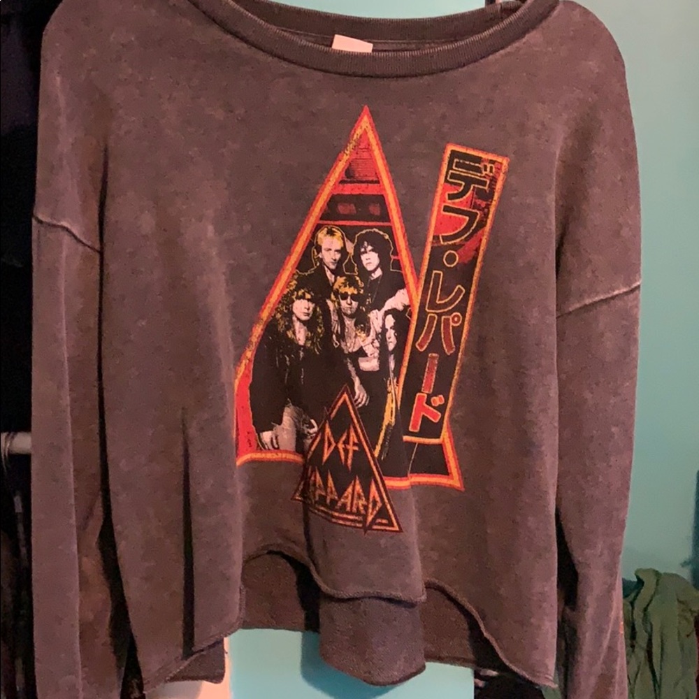 Def Leppard Crop Top
